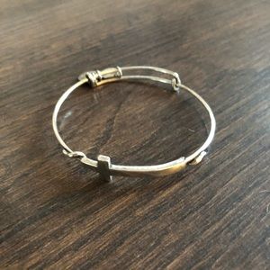 Alex and Ani Cross Bracelet